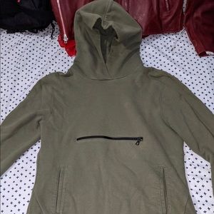John Elliott Rue Hoodie Olive Green